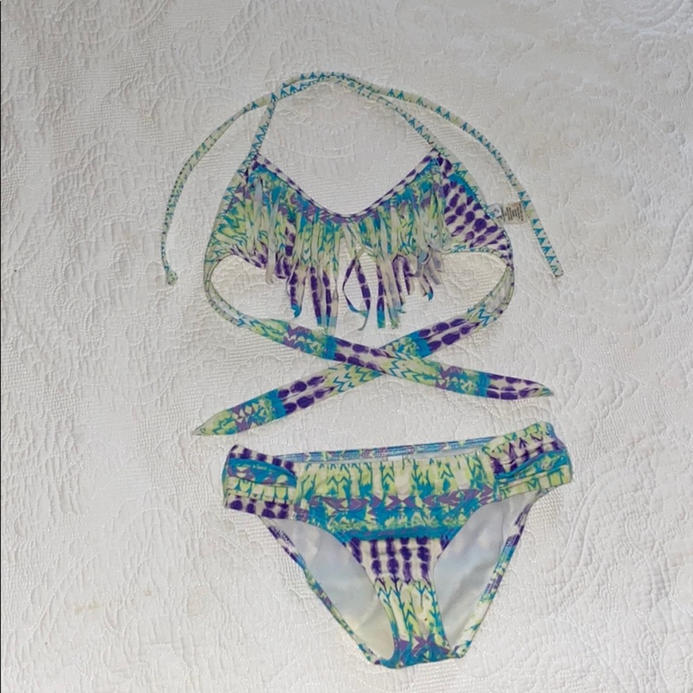 fringe bikini set